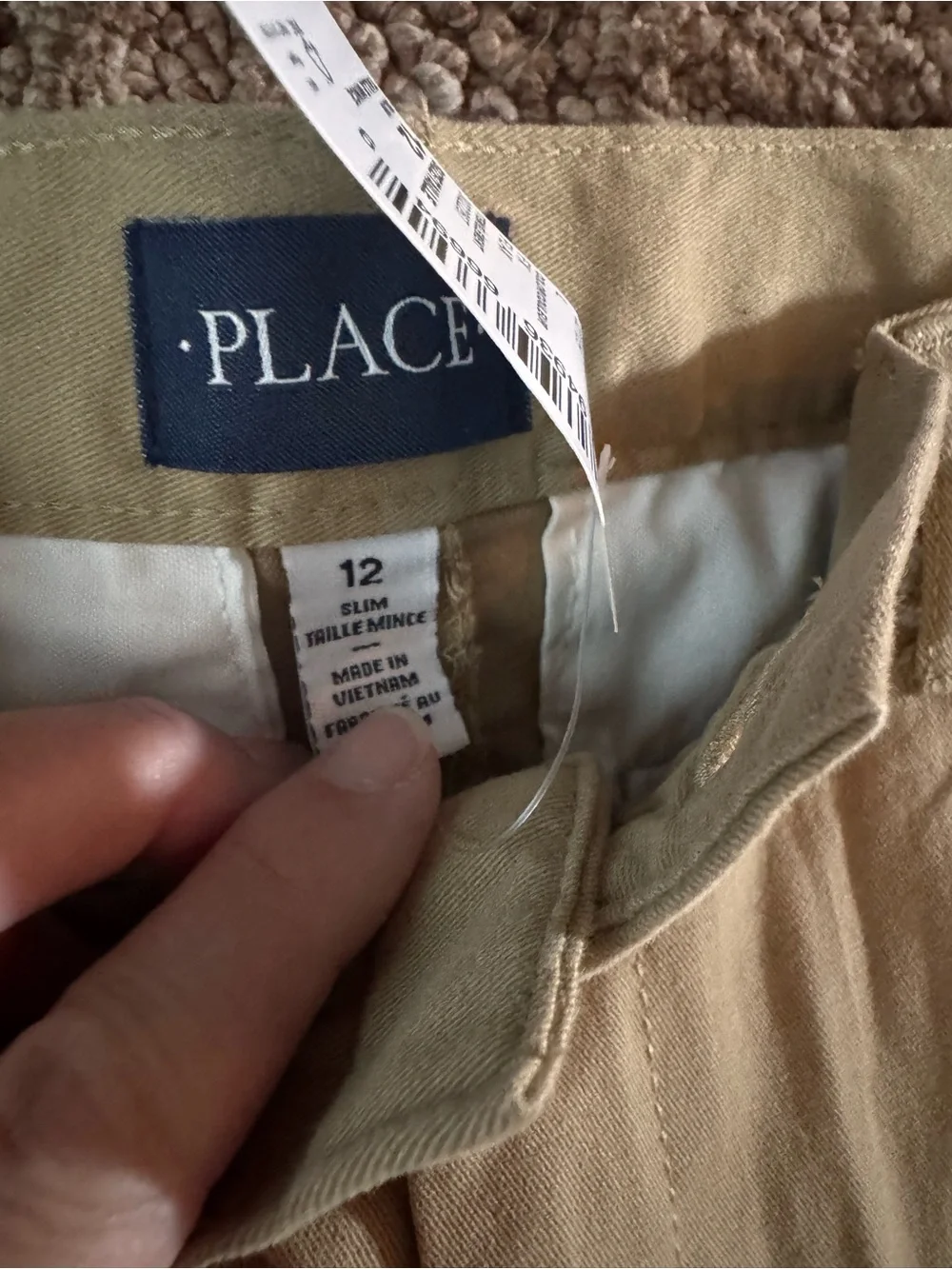 Place Men's Pants in Flax (Tan)